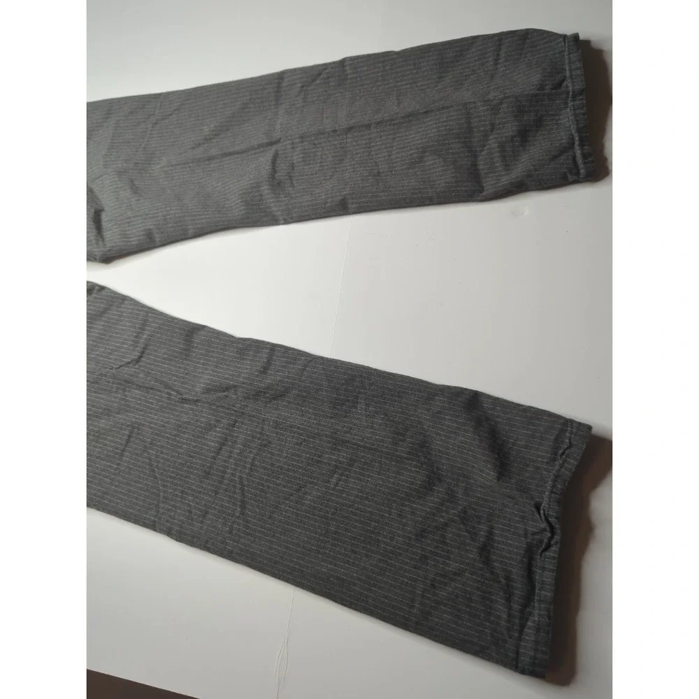 Banana Republic Mens Gray Straight Dress Pants 34x32 Dark Academia Y2K Cotton
